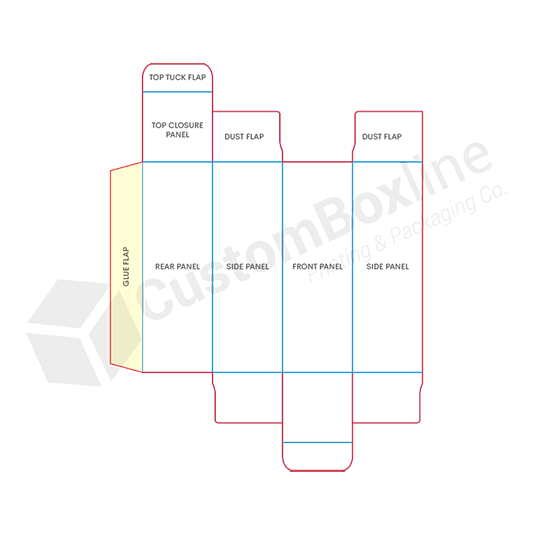 Lip Gloss Box Template CustomBoxline